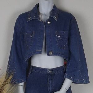 Medium Wash Blue Denim Jeans Jacket